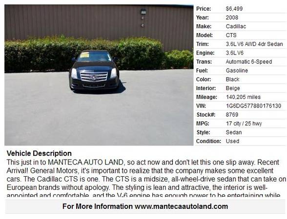 2011 Cadillac CTS Coupe 3.6L for sale in Manteca, CA – photo 18