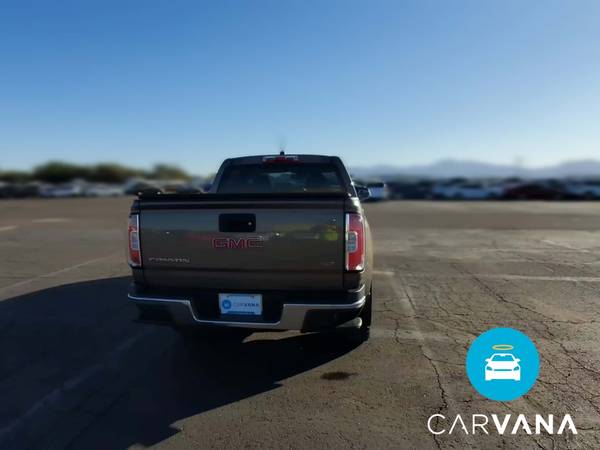 2015 GMC Canyon Crew Cab SLT Pickup 4D 5 ft pickup Brown - FINANCE -... for sale in Long Beach, CA – photo 9