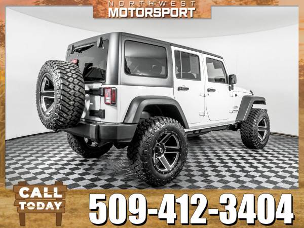 Lifted 2018 *Jeep Wrangler* Unlimited Sport 4x4 for sale in Pasco, WA – photo 5
