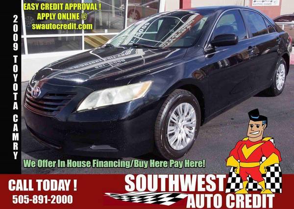 2009 Toyota Camry Base 4dr Sedan 5A 100% GUARANTEED CREDIT APPROVAL!... for sale in Albuquerque, NM