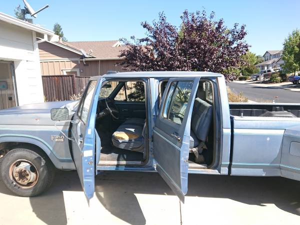 1985 ford f350 quadcab diesel manual *new tires, batteries* for sale in Copperopolis, CA – photo 7