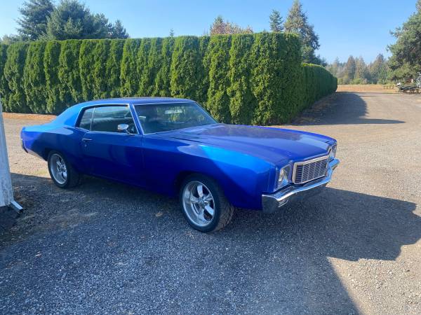 1971 Chevy Monte Carlo for sale in Vancouver, OR