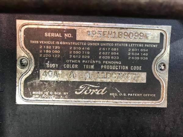 1955 Ford Thunderbird Convertible for sale in Deerfield, IL – photo 10