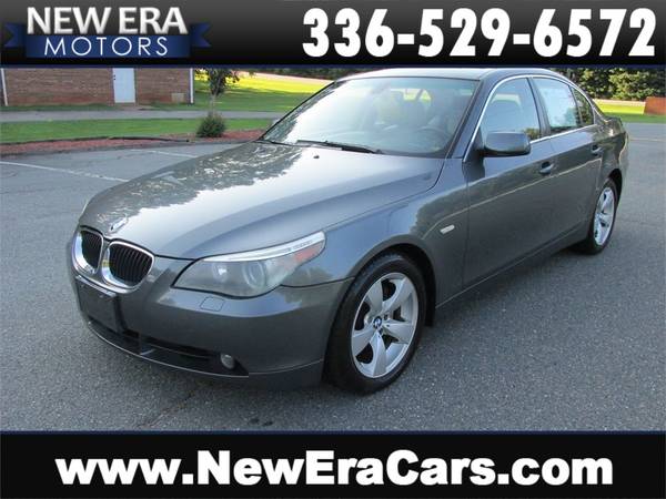 2005 BMW 5-Series 525i Leather! Nice!, Gray for sale in Winston Salem, NC