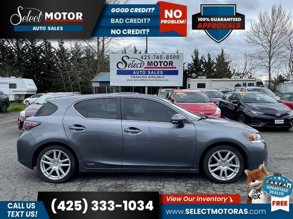 2013 Lexus CT 200h 200 h 200-h BaseHatchback FOR ONLY 274/mo! for sale in Lynnwood, WA – photo 3
