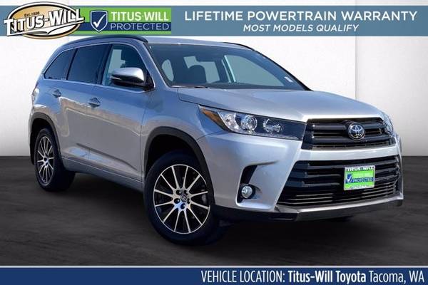2018 Toyota Highlander AWD All Wheel Drive Certified SE SUV - cars & for sale in Tacoma, WA