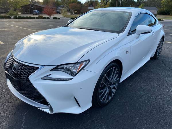 2017 Lexus RC 200t Base 2dr Coupe coupe White - cars & trucks - by... for sale in Fayetteville, AR – photo 4