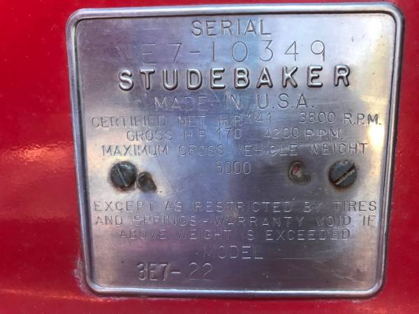 1958 Studebaker Transtar Pickup Truck for sale in BEAUFORT, SC – photo 9