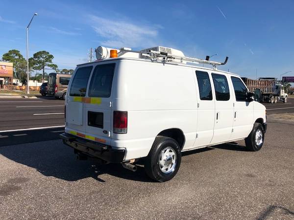 2008 FORD E350 CARGO VAN WITH GENERATOR AND ROOF TOP AC for sale in TARPON SPRINGS, FL 34689, FL – photo 4