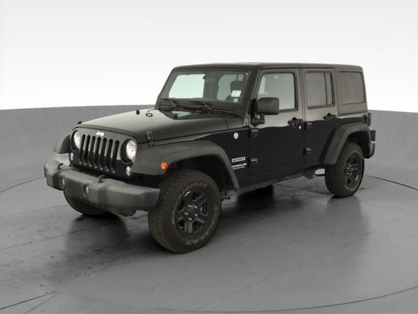 2017 Jeep Wrangler Unlimited Sport S Sport Utility 4D suv Black for sale in Colorado Springs, CO – photo 3