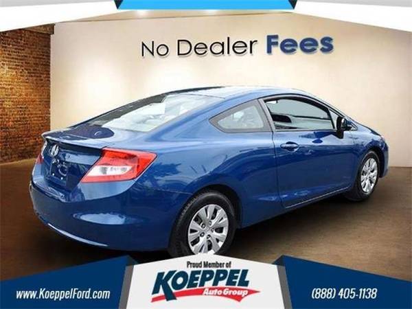 2012 Honda Civic coupe LX - blue for sale in Woodside, NY – photo 4
