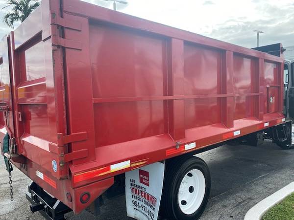 2018 Isuzu NPR HD Steel Dump Truck - - by dealer for sale in Pompano Beach, FL – photo 4