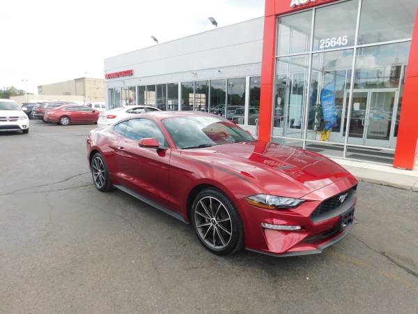 2019 FORD MUSTANG ECO PREMIUM**LIKE NEW**LOW LOW MILES**FINANCING... for sale in redford, MI – photo 2