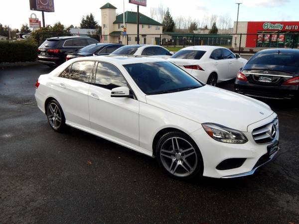 White on Black 2015 Mercedes-Benz E-Class E400 AMG Sport - cars & for sale in Auburn, OR – photo 13