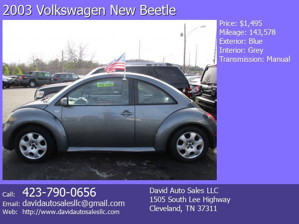 2003 Volkswagen New Beetle for sale in Cleveland, TN – photo 5