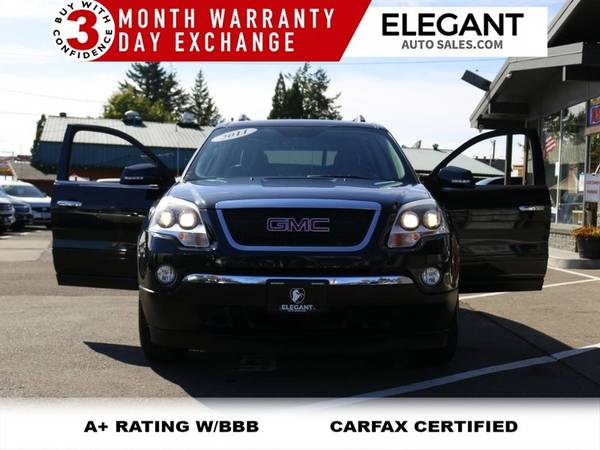 2011 GMC Acadia SLT AWD LEATHER LOADED DVD 3RD ROW SUV All Wheel Drive for sale in Beaverton, OR – photo 9