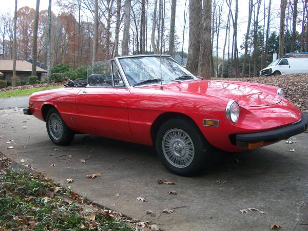 1976 ALFA ROMEO SPYDER - cars & trucks - by owner - vehicle... for sale in Mooresville, NC