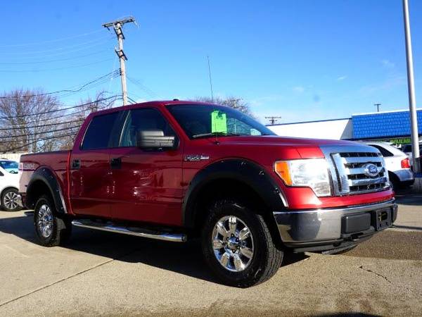 2010 Ford F150 4WD SuperCrew 145 XL pickup Red - - by for sale in Roseville, MI – photo 3