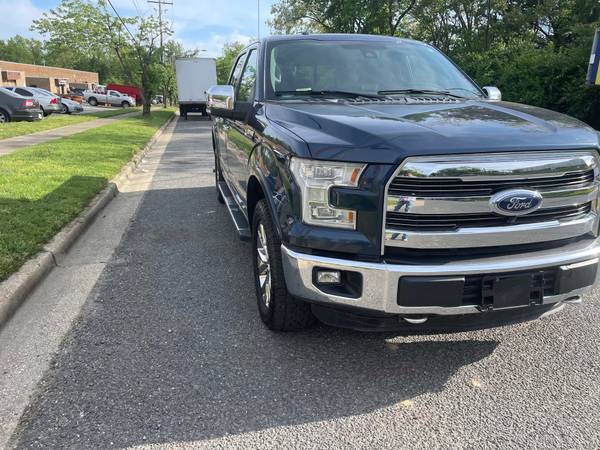 2015 Ford F 150 Lariat AT AC Leather Sun Roof MD Inspected only 64K for sale in TEMPLE HILLS, MD