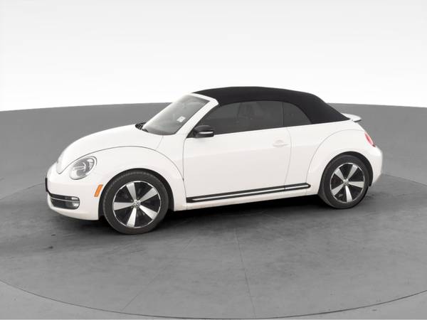 2013 VW Volkswagen Beetle Turbo Convertible 2D Convertible White - -... for sale in Ocean City, MD – photo 4
