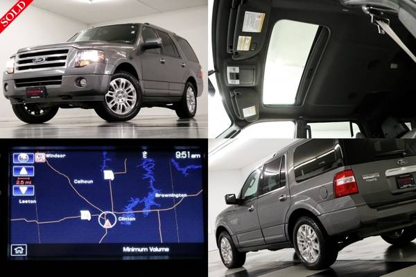 HEATED COOLED LEATHER! SUNROOF! 2014 Ford EXPEDITION LIMITED 4X4 SUV for sale in Clinton, AR