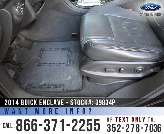 2014 BUICK ENCLAVE SUV *** Cruise, Remote Start, Leather Seats *** for sale in Alachua, FL – photo 14