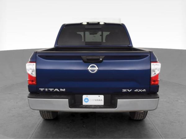 2018 Nissan Titan Crew Cab SV Pickup 4D 5 1/2 ft pickup Blue -... for sale in Oklahoma City, OK – photo 9