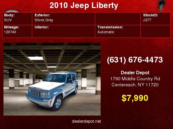 2010 Jeep Liberty 4WD 4dr Sport for sale in Centereach, NY