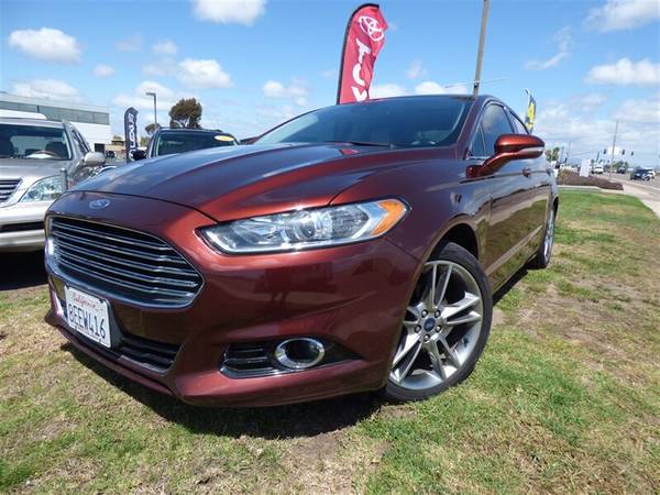 2015 FORD FUSION TITANIUM LEATHER NAV LOADED LOW MILES - cars & for sale in San Diego, CA – photo 2
