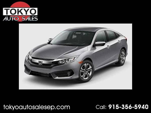 2018 Honda Civic LX Sedan 6MT - - by dealer - vehicle for sale in El Paso, TX