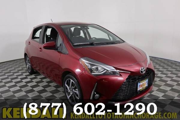 2018 Toyota Yaris Ruby Flare Pearl w/Black Sand Pearl Roof for sale in Anchorage, AK
