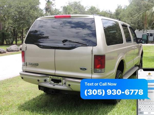 2005 Ford Excursion 137 WB 6.8L Limited 4WD CALL / TEXT (305) for sale in Miami, FL – photo 5