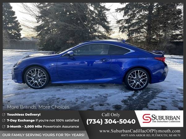 751/mo - 2016 Lexus RC 200t 200 t 200-t - - by dealer for sale in Plymouth, MI – photo 3