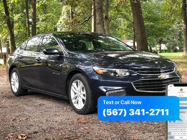 2016 Chevrolet Chevy Malibu 4d Sedan LT w/1LT DC LOW PRICES WHY PAY... for sale in Northwood, OH