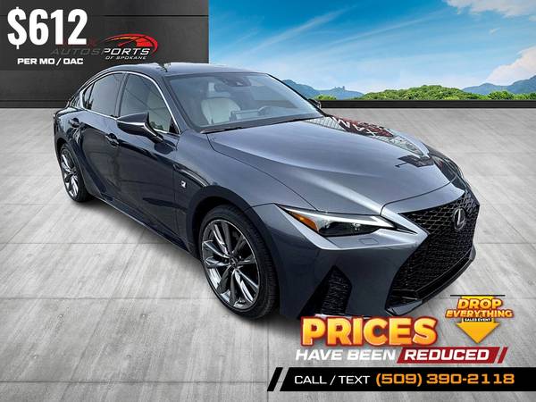 612/mo - 2021 Lexus IS F Sport AWD 1 Owner - - by for sale in Spokane, OR – photo 6