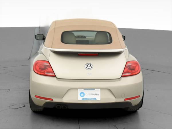 2014 VW Volkswagen Beetle TDI Convertible 2D Convertible Beige - -... for sale in Chaska, MN – photo 9
