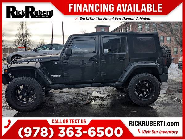2013 Jeep Wrangler Unlimited Rubicon FOR ONLY 435/mo! - cars & for sale in Fitchburg, MA – photo 9