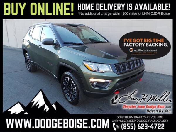2020 Jeep Compass Trailhawk 4x4 Factory Certified Only 31k!!! - cars... for sale in Boise, ID