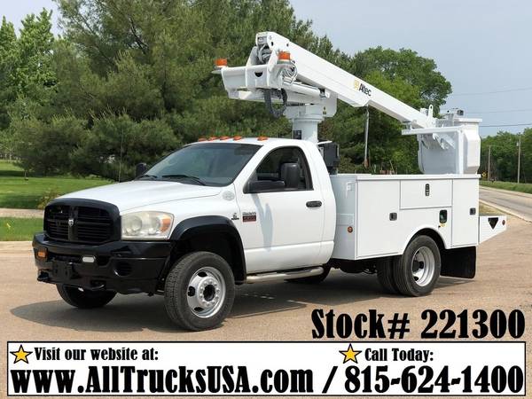 Bucket Boom Forestry Dump Trucks + FORD GMC DODGE CHEVY Altec HiRanger for sale in east TX, TX – photo 4