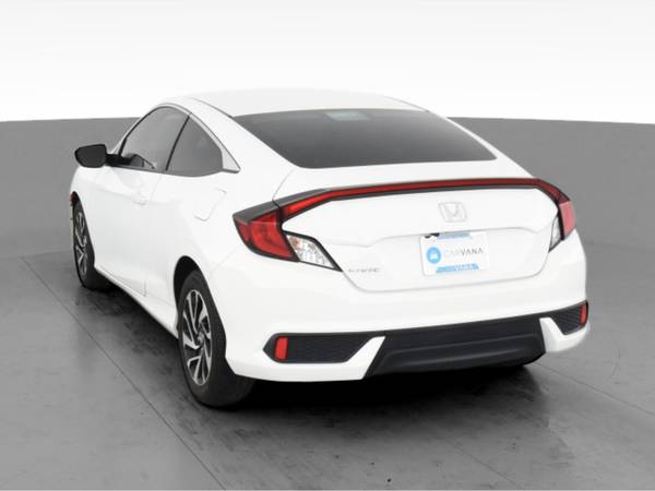 2018 Honda Civic LX Coupe 2D coupe White - FINANCE ONLINE - cars &... for sale in Blountville, TN – photo 8