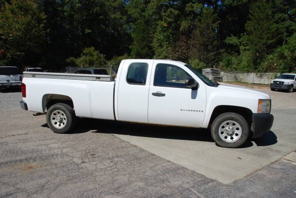 2009 Chevrolet 1500 EXT Cab, 41,000 miles white tool box 2WD - cars... for sale in Morrisville, VA – photo 2
