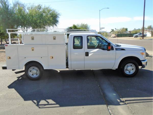 2015 FORD F250 EXTRA CAB UTILITY BODY SERVICE WORK TRUCK W/LADDER RACK for sale in Phoenix, AZ – photo 5