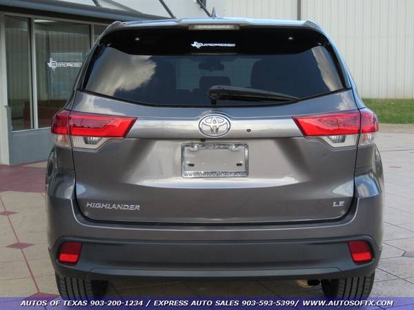 2018 HIGHLANDER LE /42K MILES/ ONE OWNER/ CLEAN CARFAX/ WE FINANCE!!... for sale in Tyler, TX – photo 5