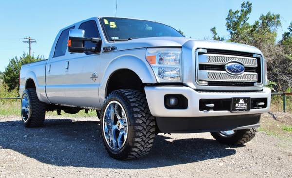 LOADED!LIFT! 2015 FORD F250 PLATINUM 4X4 6.7L POWERSTROKE TURBO DIESEL for sale in Liberty Hill, TX – photo 15