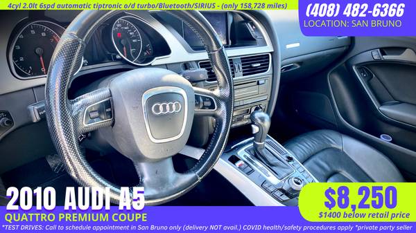 2010 Audi A5 2 0T quattro Premium Plus Coupe AWD for sale in San Bruno, CA – photo 4