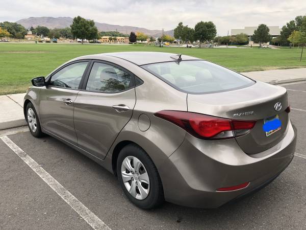 Hyundai Elantra 2016 must sell Nov 6 Excellent Condition for sale in Carson City, NV