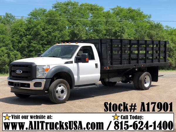 FLATBED & STAKE SIDE TRUCKS / CAB AND CHASSIS PICKUP 4X4 Gas Diesel... for sale in Rockford, IL – photo 3