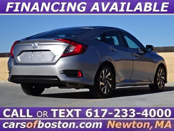 2016 HONDA CIVIC EX SEDAN SUNROOF ONE OWNER 45k MI SILVER ↑ GREAT DEAL for sale in West Newton, MA – photo 11
