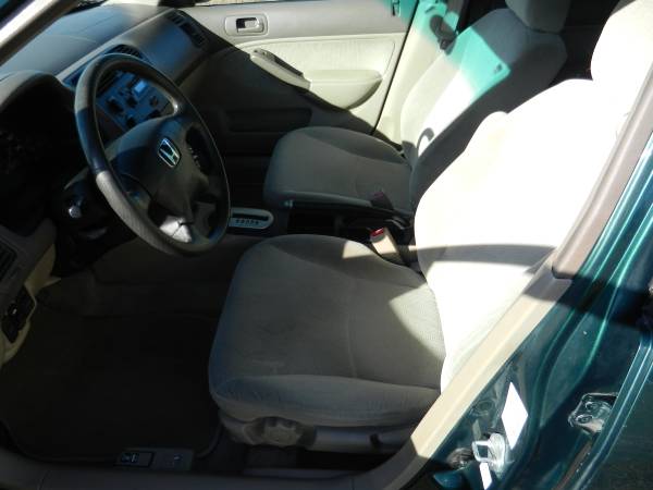 2001 Honda Civic EX -Roof, Auto, Low Miles, NICE!! for sale in Georgetown , DE – photo 8