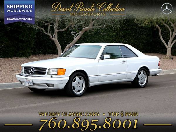 1991 Mercedes-Benz 560 Series Coupe Super Clean 560SEC Coupe FOR... for sale in Palm Desert, NY – photo 4